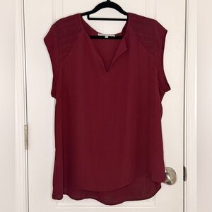 Daniel Rainn Burgundy Blouse